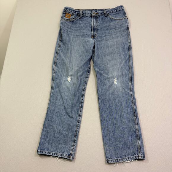 Cinch Other - Cinch Bronze Label High Rise Slim Fit Tapered Leg Jeans Men's 38x32 Distressed